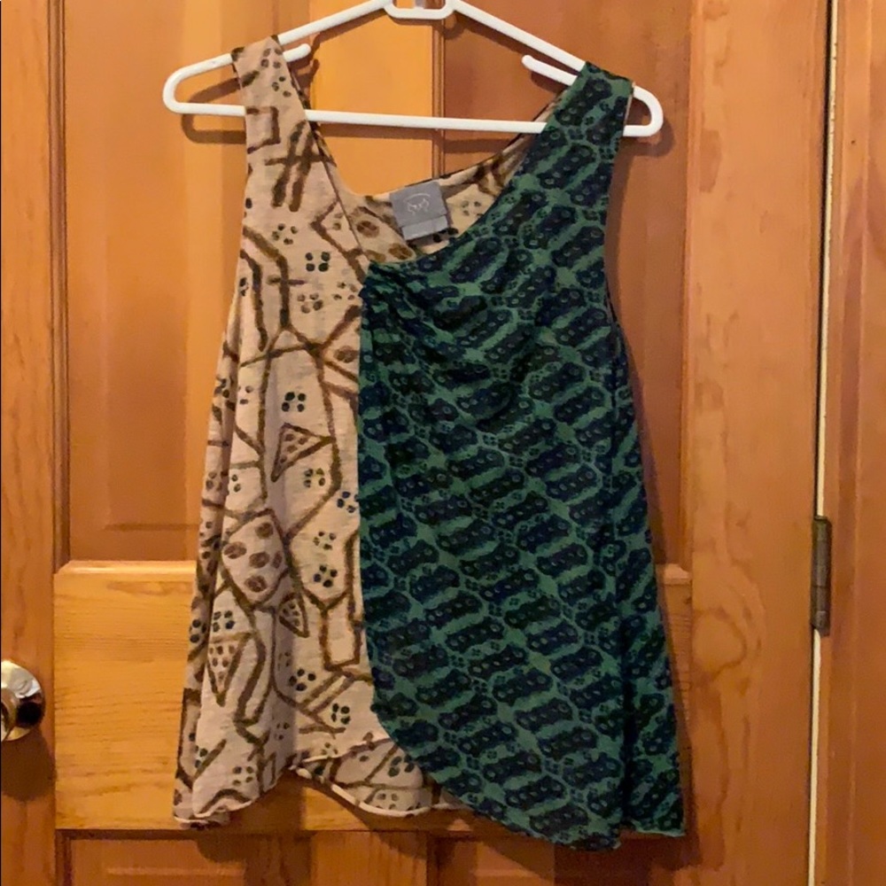 Anthropologie Flowy Tank Top by Vanessa Virginia